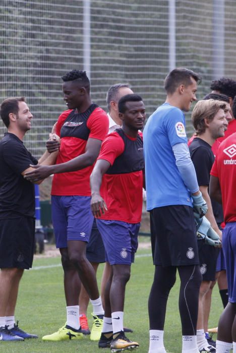 Entrenament del Girona FC