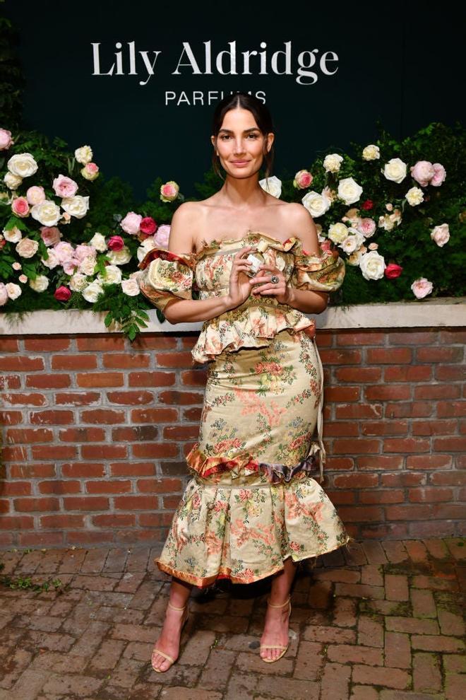 Lily Aldridge en el lanzamiento de 'Lily Aldridge Parfums'