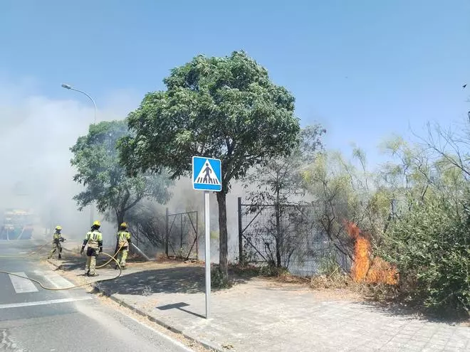 Fotogalería | Imágenes del fuego en La Mazuela de Plasencia