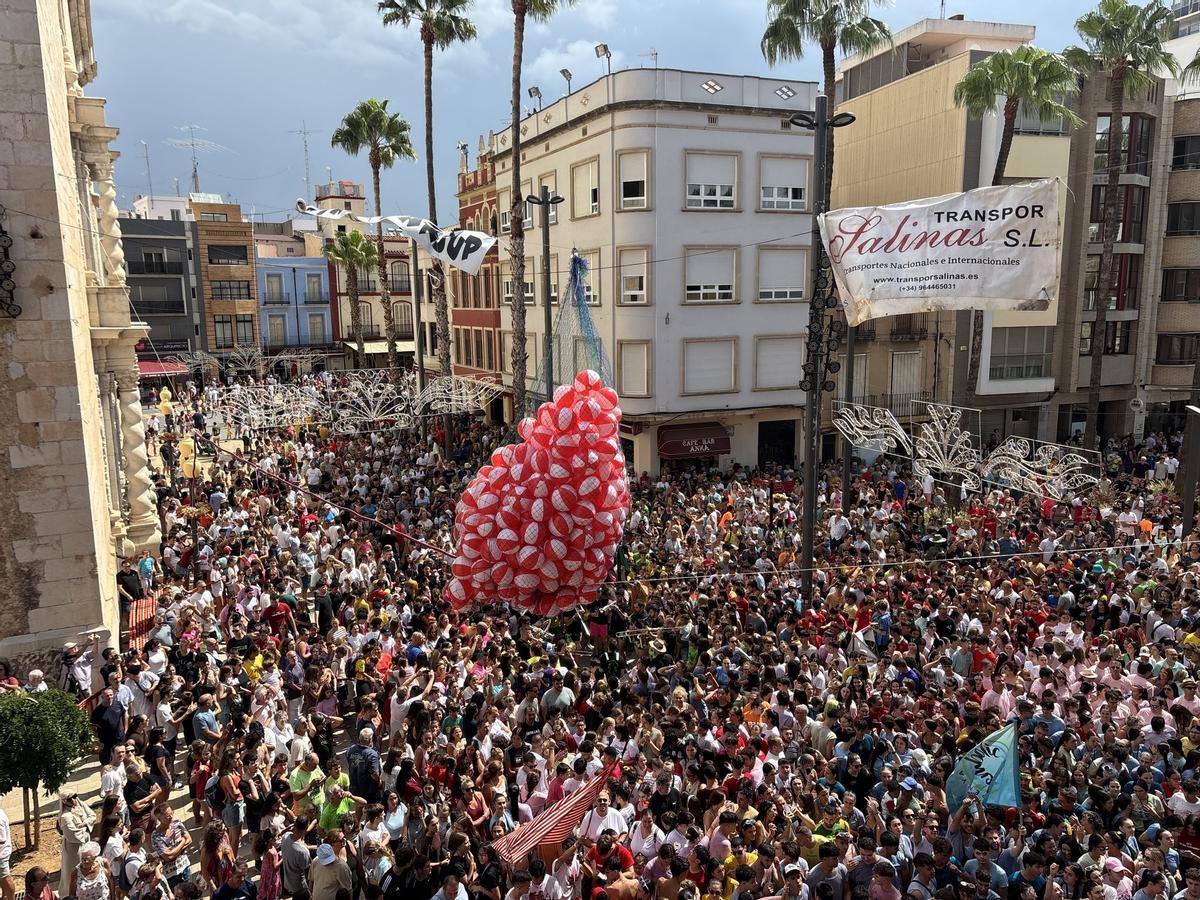 La plaza estaba abarrotada.