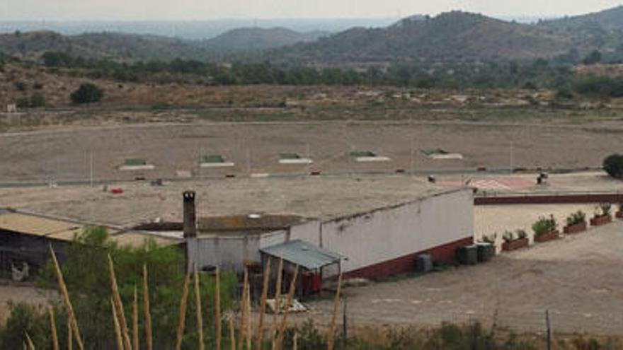 Instalaciones del campo de tiro, en RIba-roja.