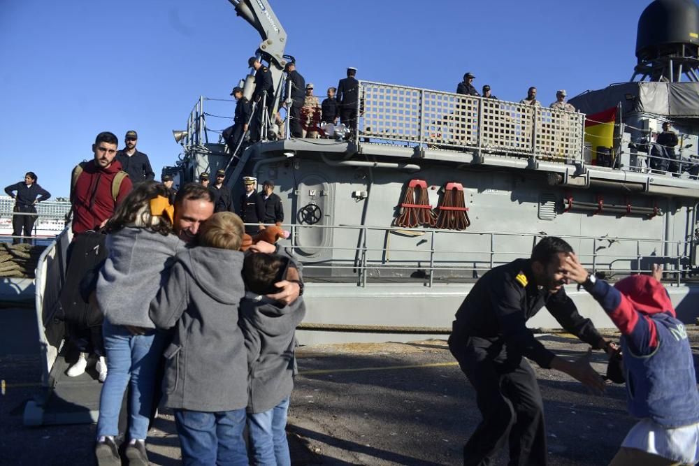 Los militares regresan a casa por Navidad