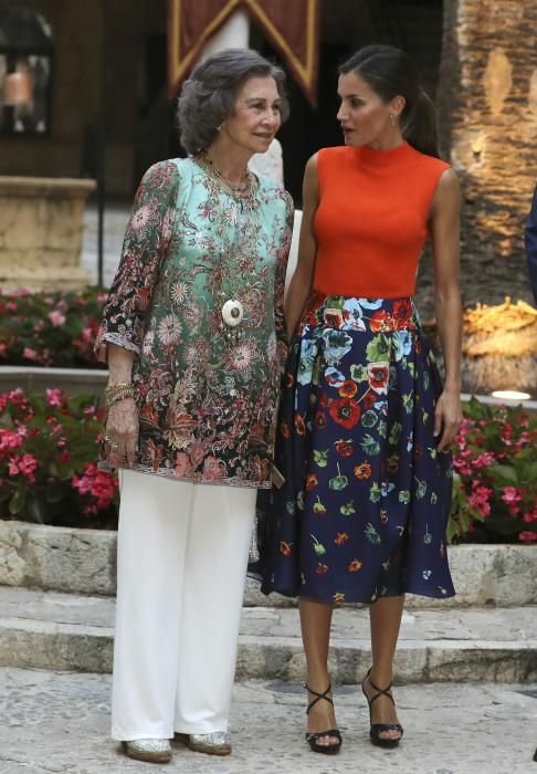 La reina Letizia y la reina Sofía en Mallorca