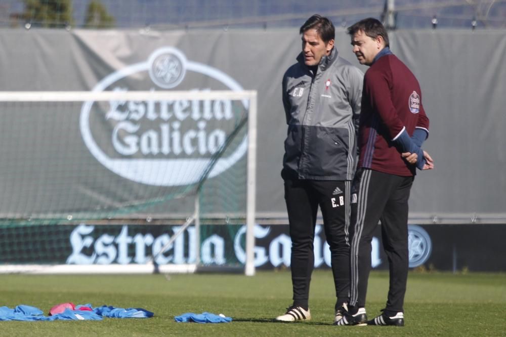 El Celta ultima el partido ante el Shakhtar