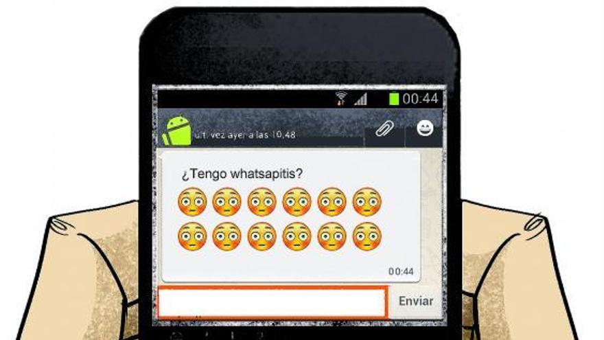 Alerta por &quot;whatsappitis&quot; creciente