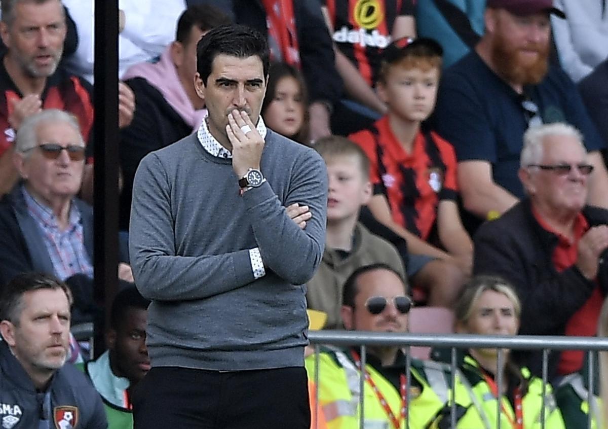 Andoni Iraola, técnico del Bournemouth