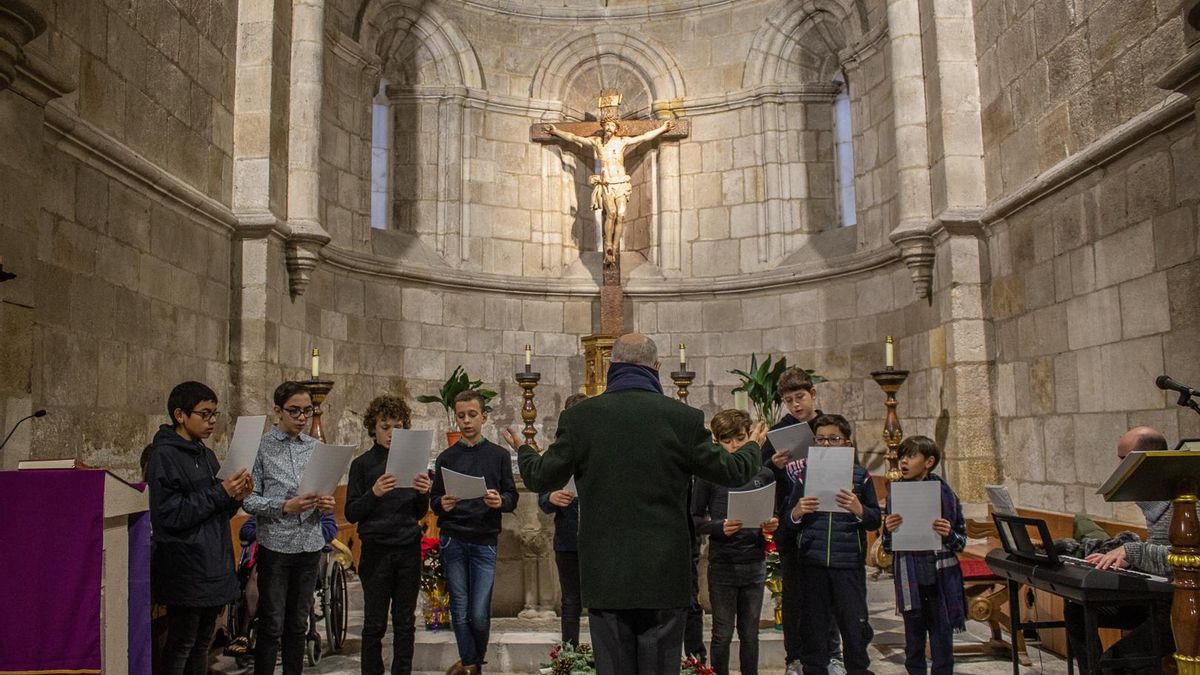 Un anterior concierto de villancicos en la Horta.
