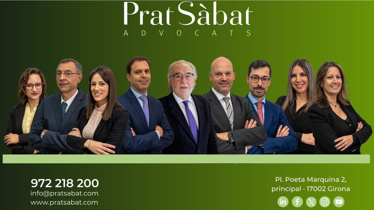L'equip de Prat Sàbat Advocats