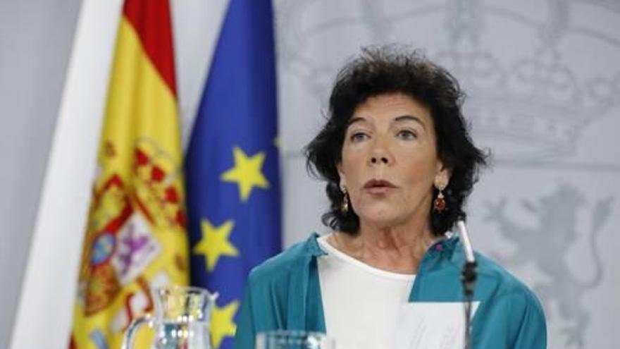 Celaá va negar que el Govern vulgui excarcerar etarres.