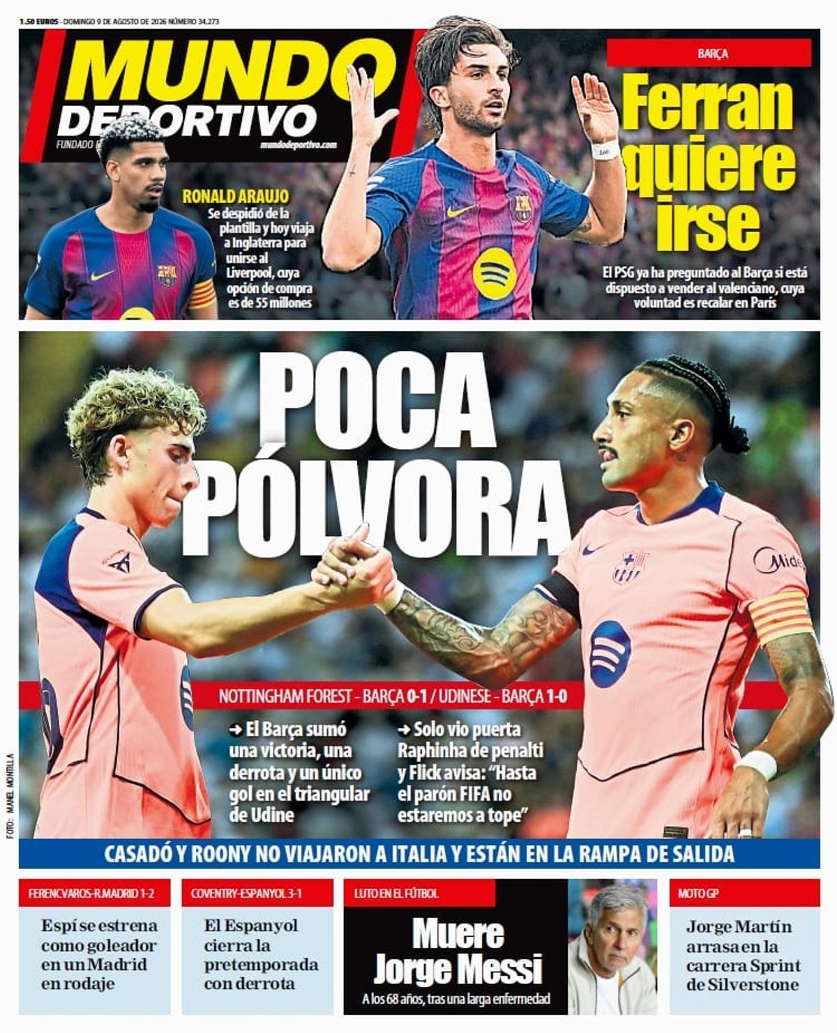 Las imágenes de las portadas de hoy
