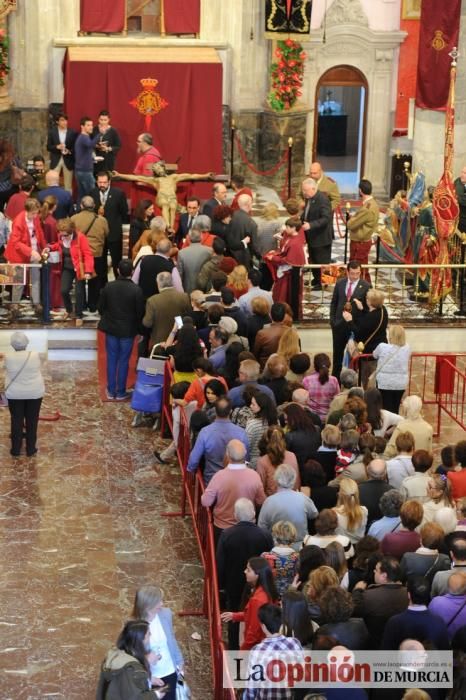 Besapié del Cristo del Perdón en Murcia