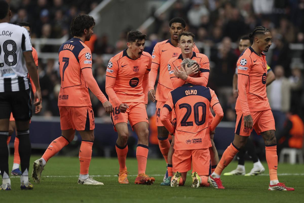 Gerard Martín, a puro grito, fue un coloso en Newcastle