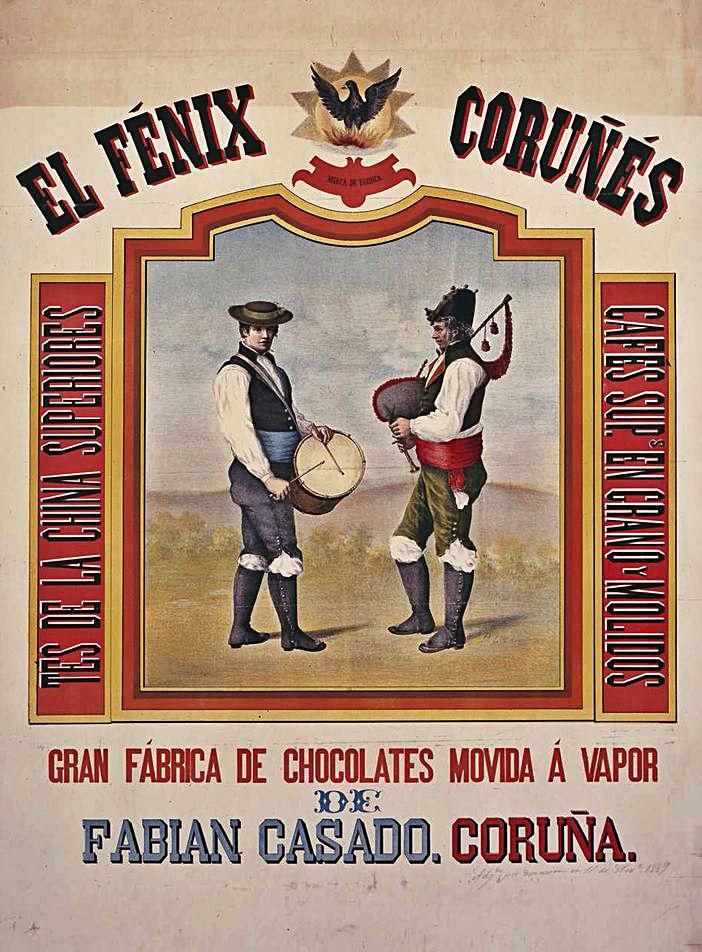 Cartel de El Fénix Coruñés del s. XIX. | // BNE