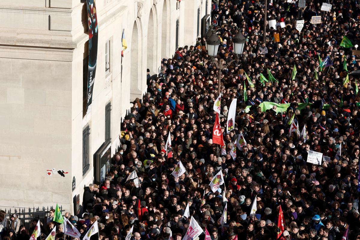 Segundo día de huelgas y manifestaciones en Francia