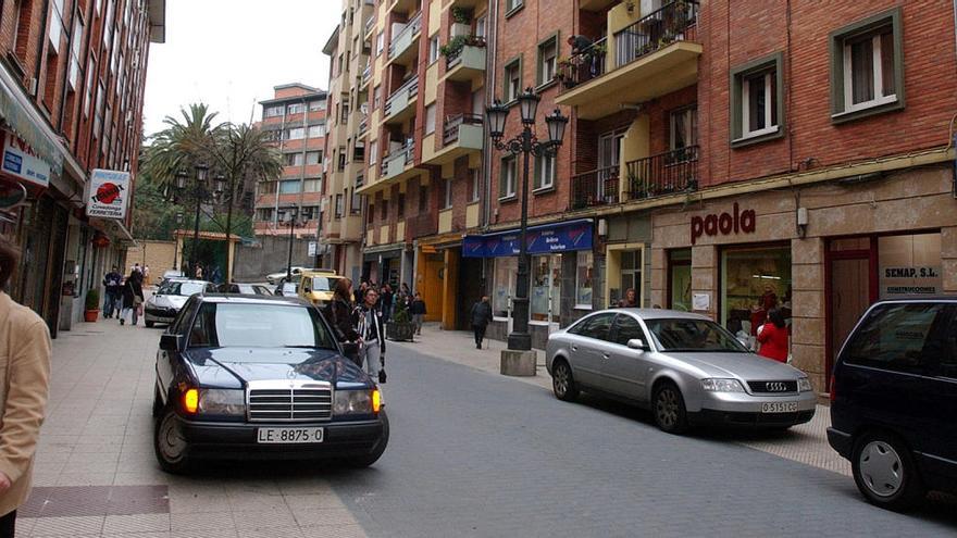 La calle Granados de Oviedo.