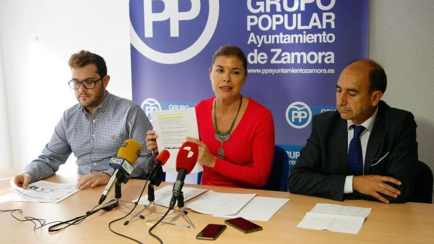 Clara San Damián en rueda de prensa.