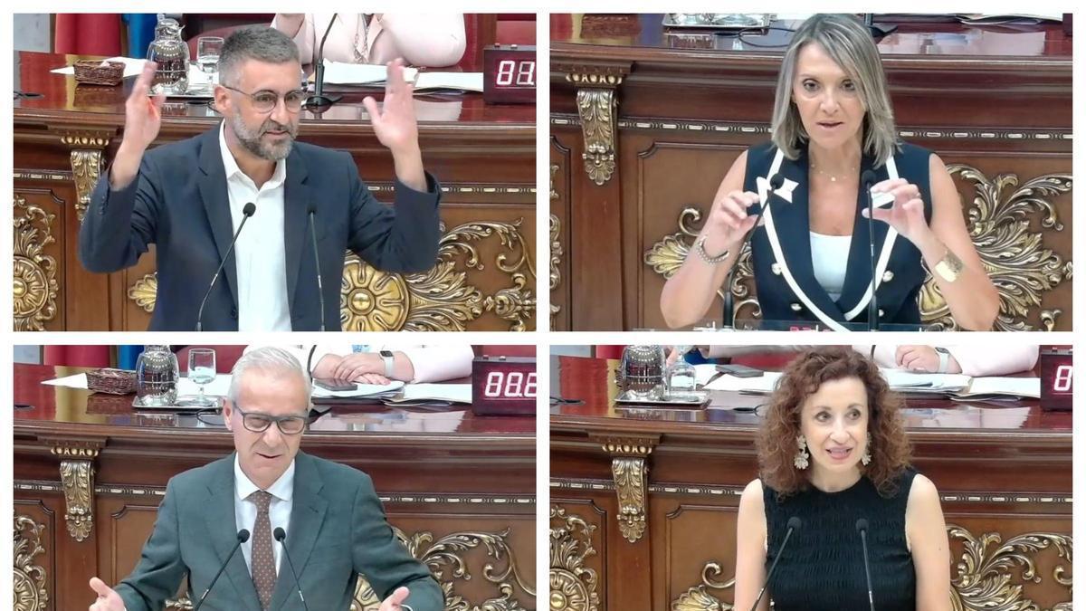 Fuset, Gil, Ballester e Ibáñez, durante sus intervenciones