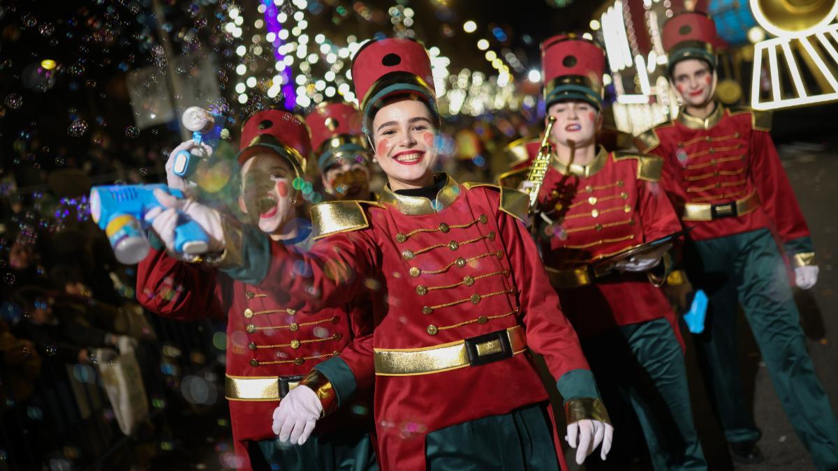 Cabalgata de los Reyes Magos, a 5 de enero de 2025, en Madrid (España).