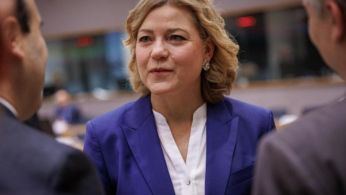 La vicepresidenta de la Comisión para la Soberanía Tecnológica, la Seguridad y al Democracia, Henna Virkkunen.