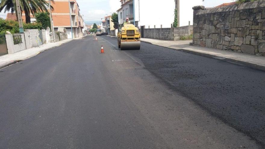 La mejora viaria en Virxe das Mareas.