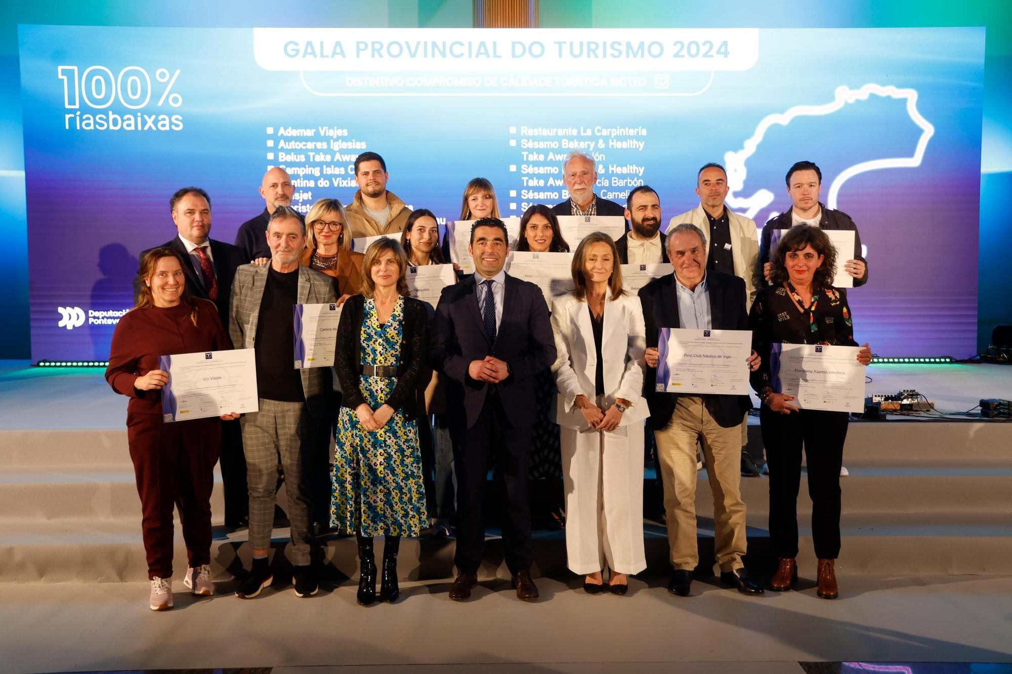 La Gala Provincial do Turismo distinguó a 200 entidades que alcanzan los indicadores de calidad