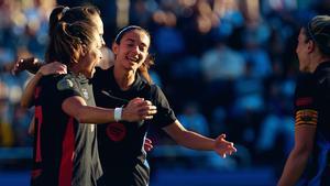 Pajor anotó un doblete en el primer partido del Barça en Riazor