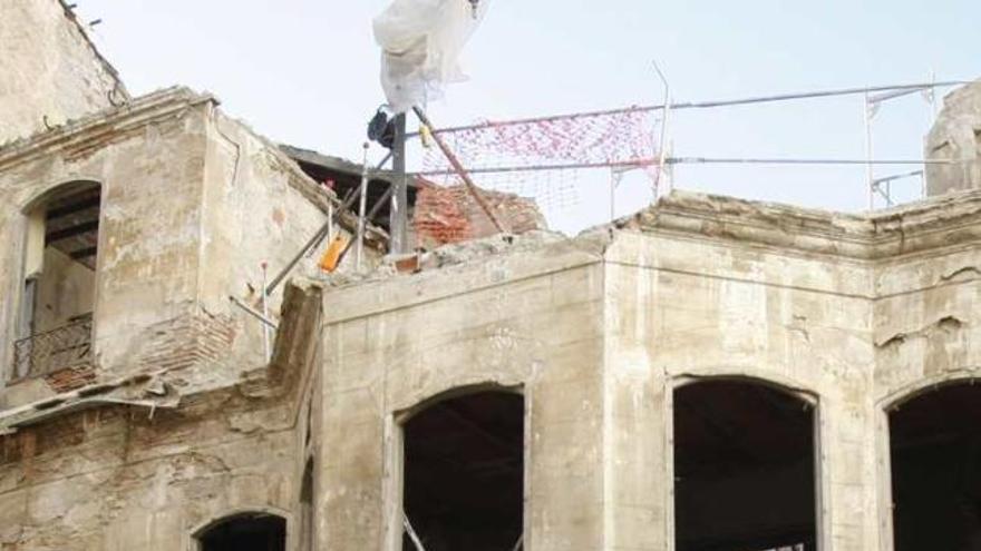 Obras de rehabilitación del Palacio Conde de las Navas.