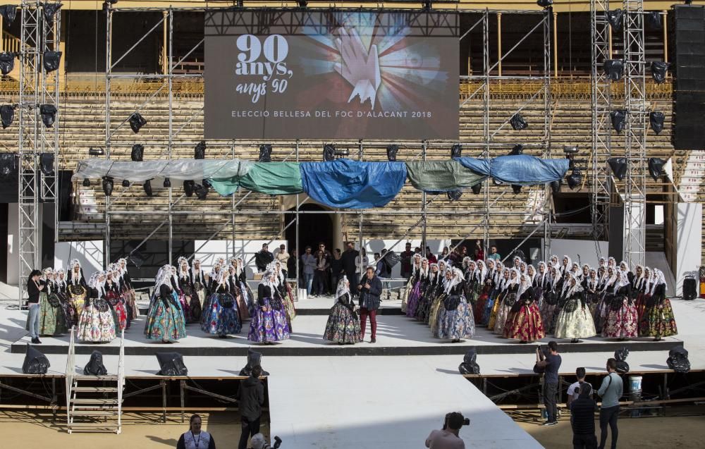 Segundo ensayo de la Gala de elección de la Bellea del Foc 2018