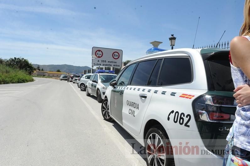 Protesta hortofrutícola en una empresa de El Raal