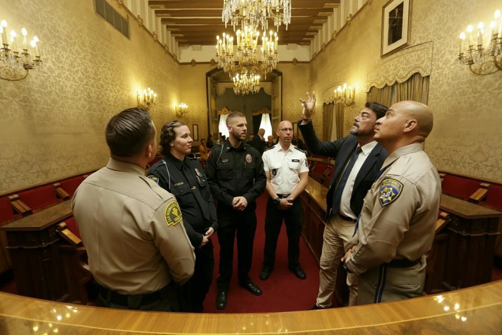 Policías americanos en Alicante