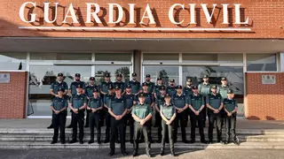 Bienvenida a 23 nuevos guardias civiles para Cáceres