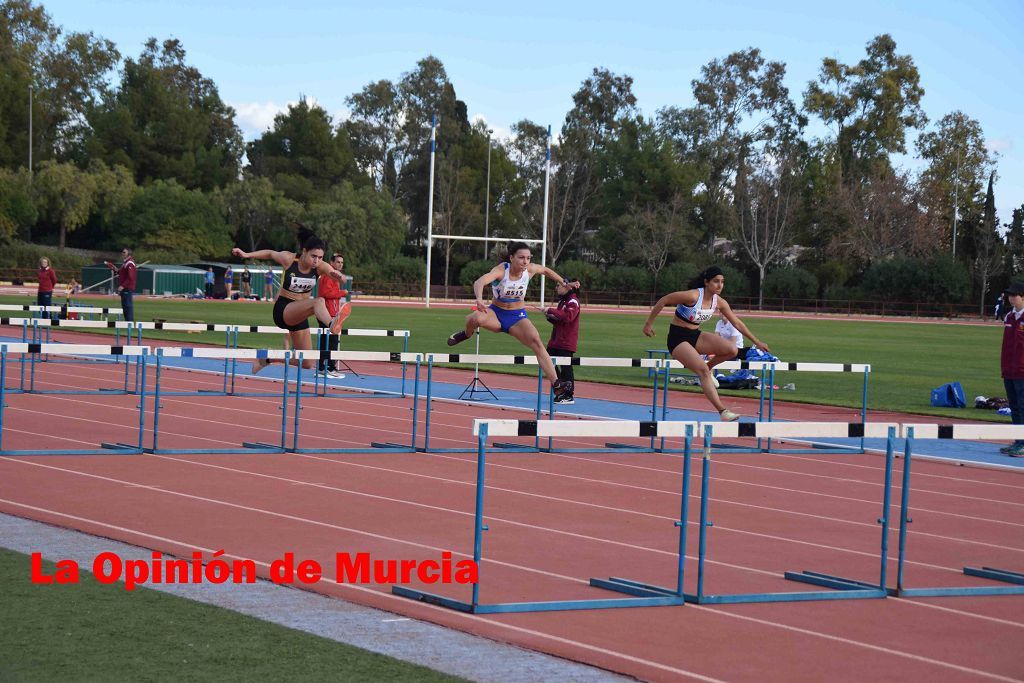 Regional absoluto y sub-23 de atletismo en Lorca (I)