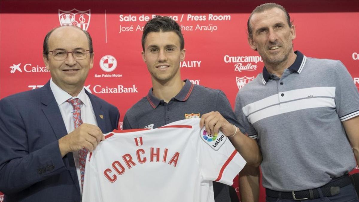 El Sevilla ha presentado a Corchia y espera cerrar pronto el fichaje de Navas