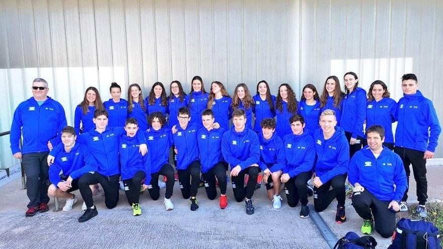 Equipo de Balears que compitiÃ³ en el Nacional junior e infantil.