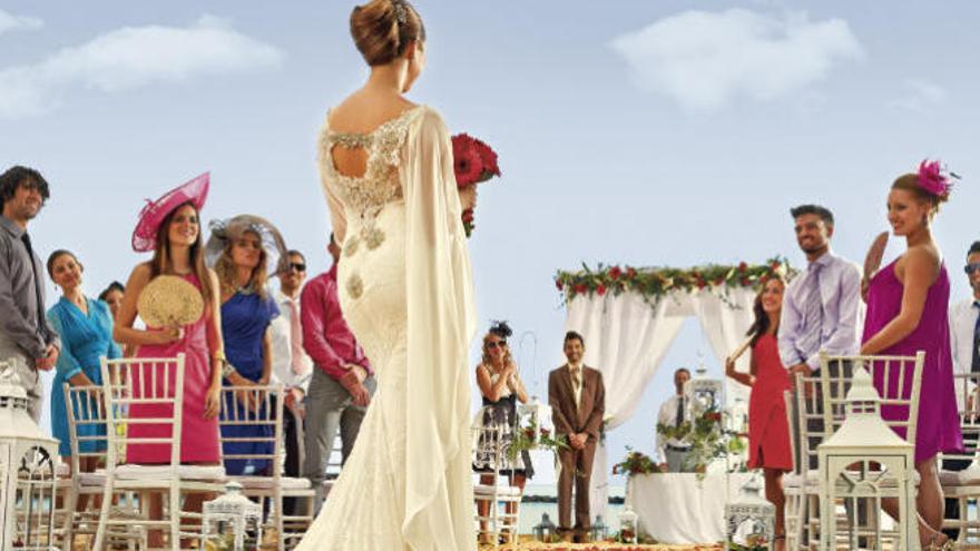 Una boda en una playa de Tenerife.