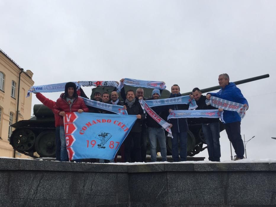 Así vive el celtismo las horas previas al Celta - Shakhtar