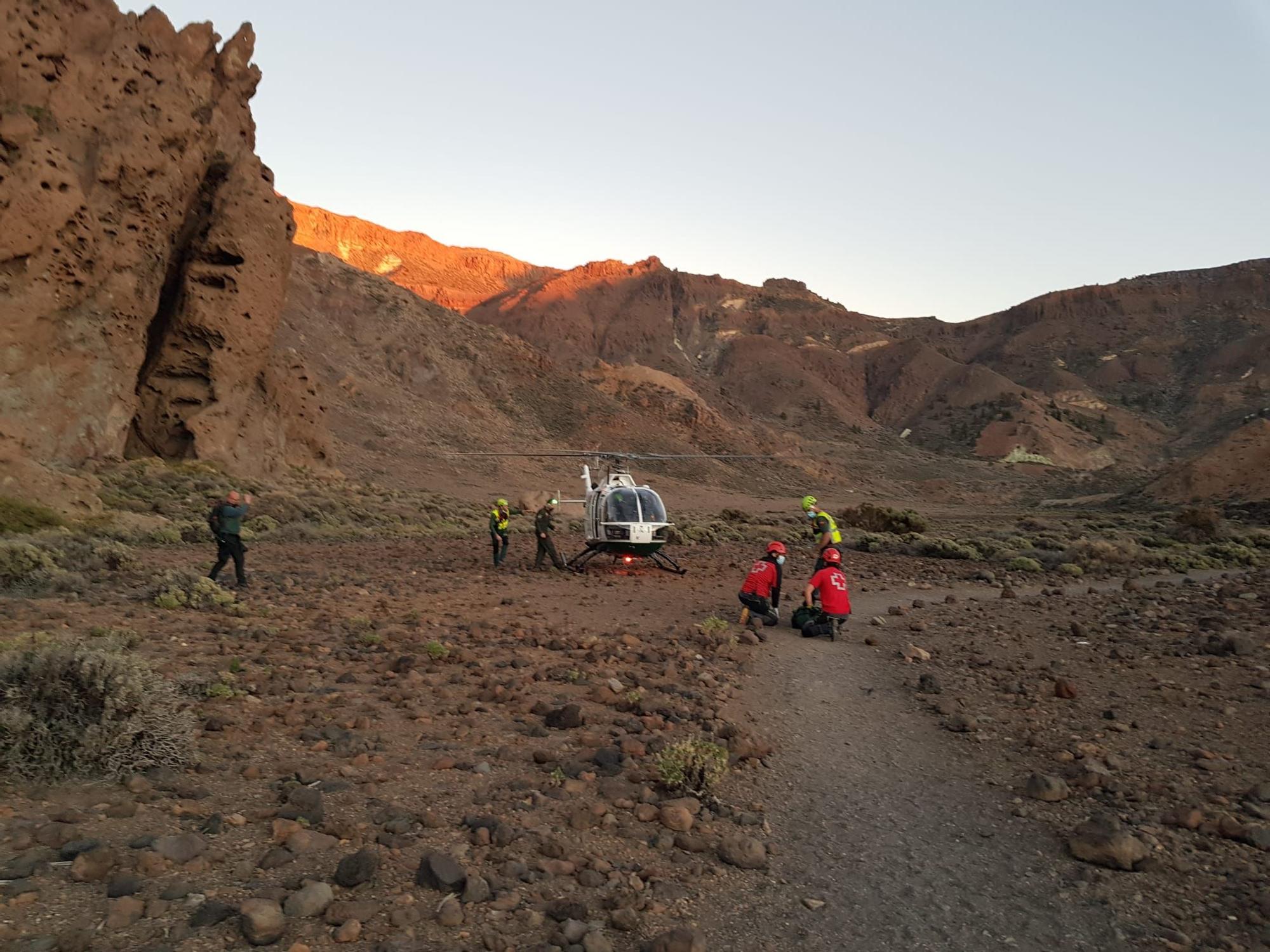 Mueren dos personas en una zona de escalada del Parque Nacional del Teide