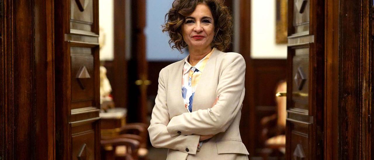 Entrevista a María Jesús Montero  vicepresidenta cuarta del Gobierno  y ministra de Hacienda y Función Pública.