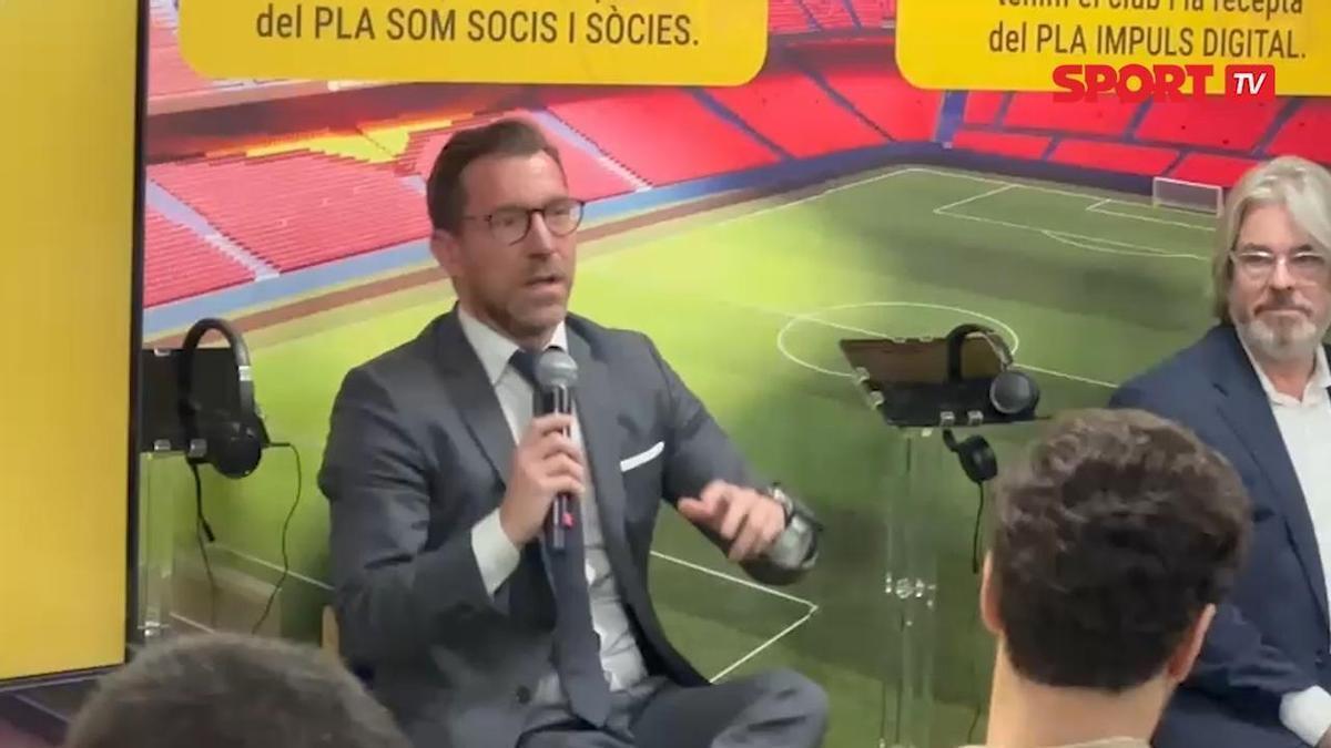 Marc Ciria: “Pondremos 110 millones de euros a disposición de Hansi. Para fichar un jugador top”