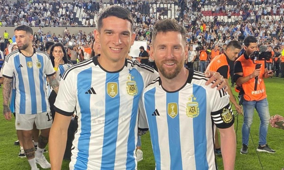 Lautaro Blanco, junto a Messi, en la convocatoria de la selección argentina