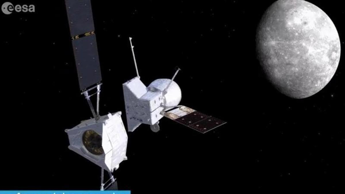 La sonda 'Bepicolombo' se ha separado este jueves con éxito de su Módulo de Transferencia en su misión de aproximación a Mercurio.