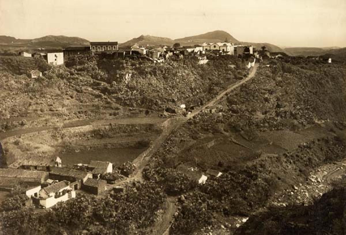 Pueblo de Valsequillo a principios del Siglo XX.
