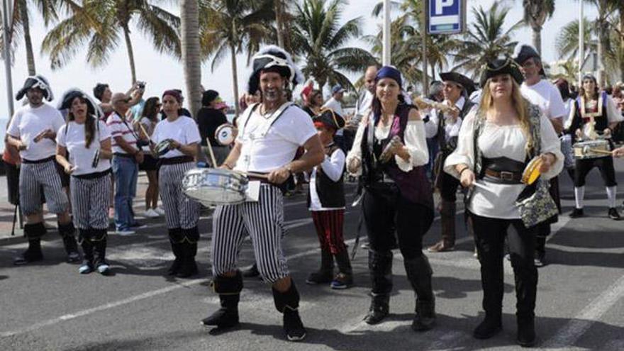 Un momento del Carnaval de Día de Arrecife, este año.