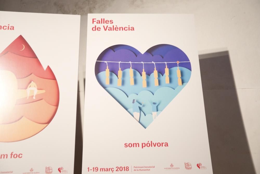 Así son los carteles de las Fallas 2018