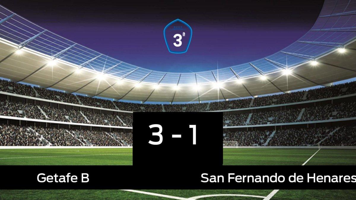 Los tres puntos se quedaron en casa: Getafe B 3-1 San Fernando de Henares