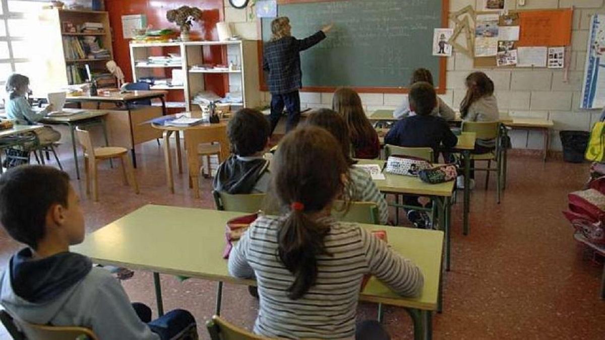 Un aula de Primaria.