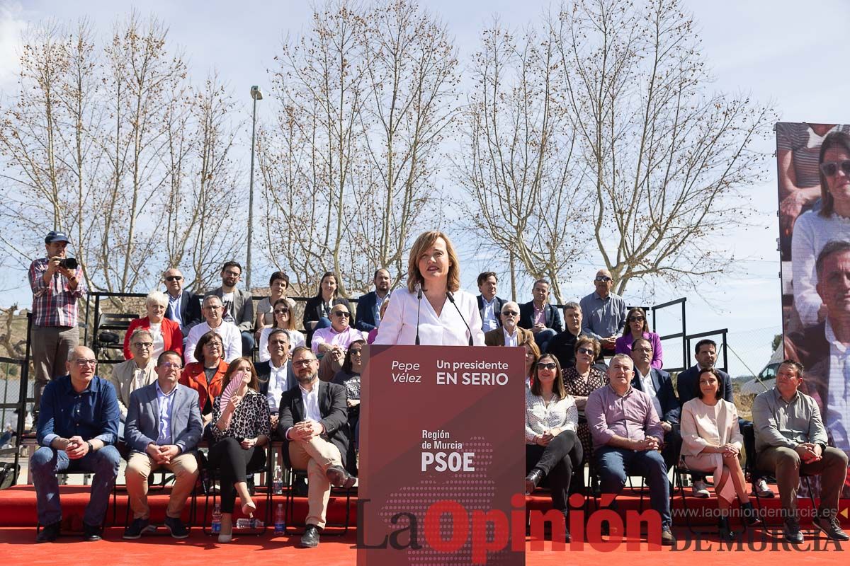 Presentación de José Vélez como candidato del PSOE a la presidencia de la Comunidad