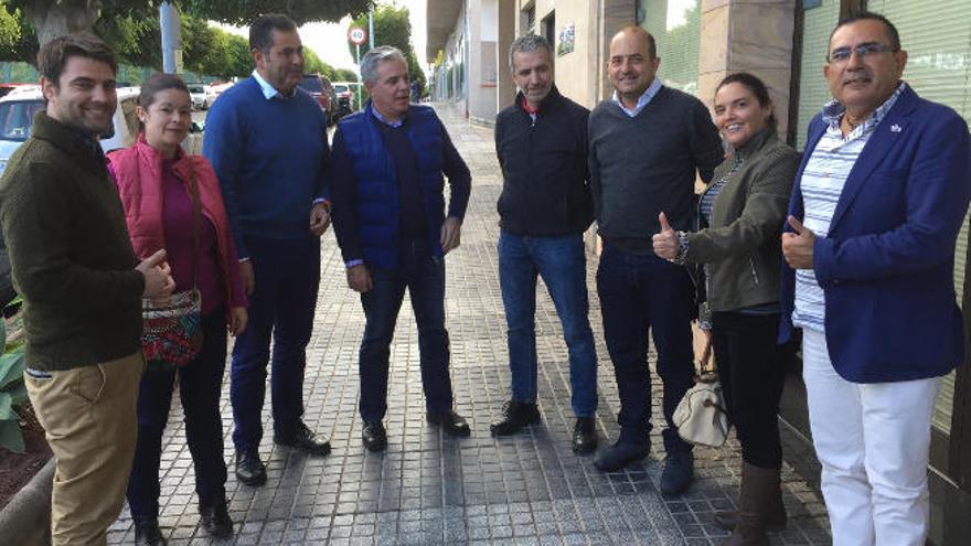 Reunión del PP con empresarios de 7 Palmas