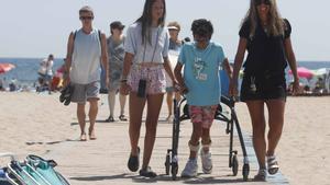 «En hotels m’han dit que el meu fill amb paràlisi cerebral podia utilitzar el muntacàrregues»