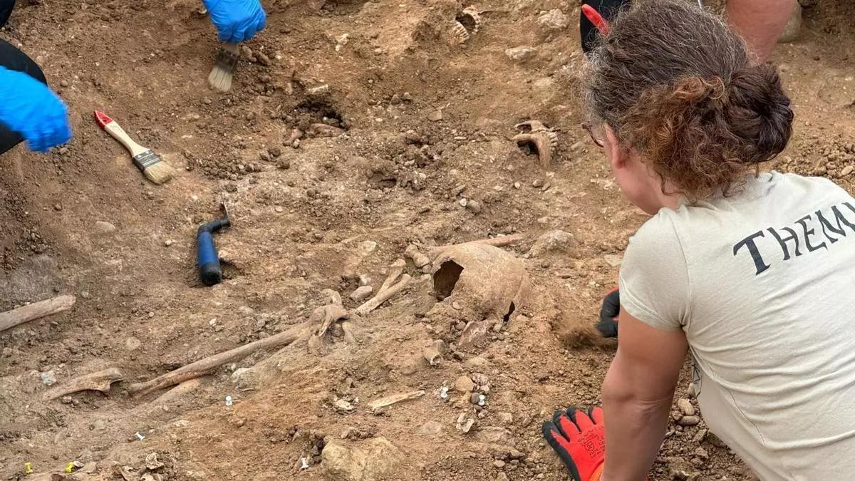 Exhumaciones en el cementerio de La Salud de Córdoba.